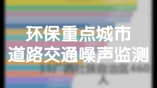 环保重点城市道路交通噪声监测情况