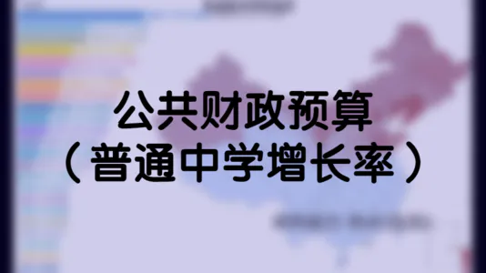 各级教育生均公共财政预算教育事业费增长情况（普通中学增长率）