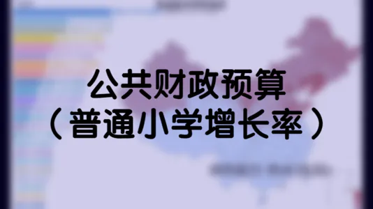 各级教育生均公共财政预算教育事业费增长情况（普通小学增长率）