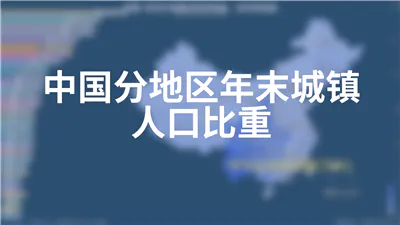 中国分地区年末城镇人口比重