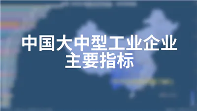 中国大中型工业企业主要指标