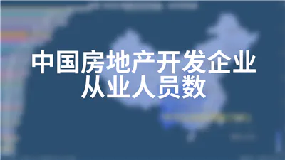 中国房地产开发企业从业人员数