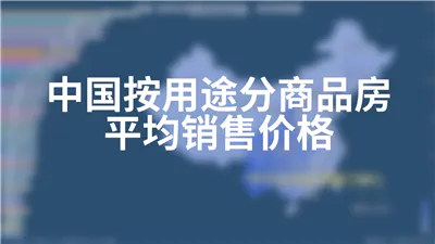 中国按用途分商品房平均销售价格