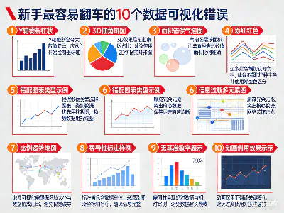 新手最容易翻车的10个数据可视化错误