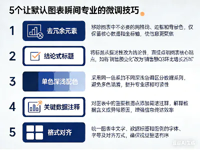图表升级：5个让默认图表瞬间专业的微调技巧