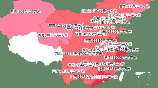 2021年12月省会城市二手房住宅成交均价