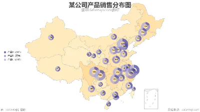 地图带环形图