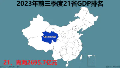 2023年前三季度21省GDP排名