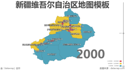 新疆维吾尔自治区地图模板