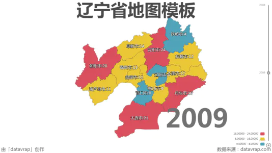 辽宁省地图模板
