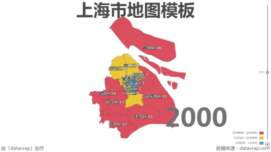 上海市地图模板