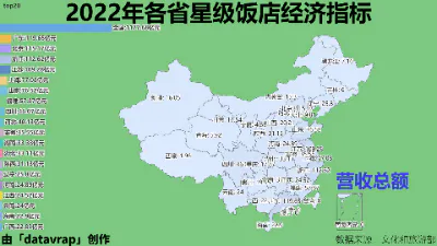 2022年各省星级饭店经济指标