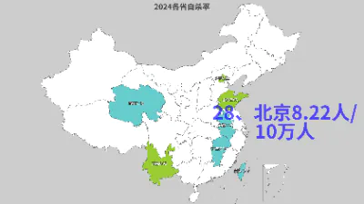 2024各省自杀率