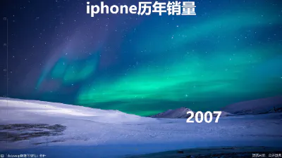 iphone历年销量
