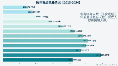 历年毒品犯罪情况【2013-2024】