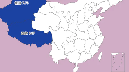 各省65岁及以上占本省人口比重