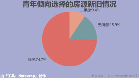 青年倾向选择的房源新旧情况