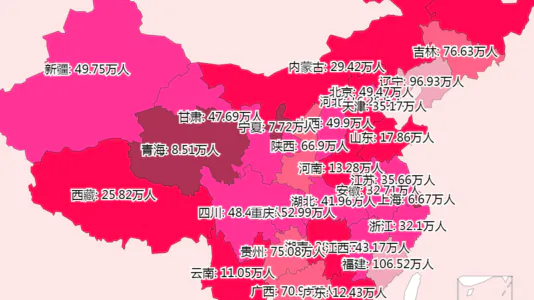 各省初婚人数